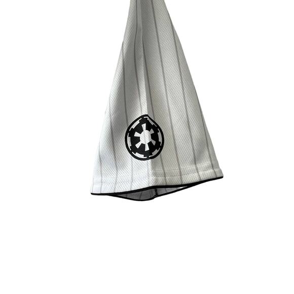 Fifth Sun Star Wars Dark Side #77 Pinstripe Baseball Jersey Size Large - Picture 4 of 4